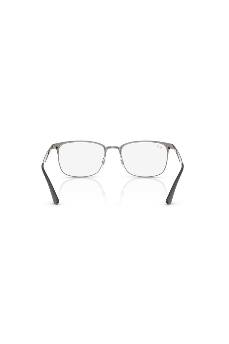 54mm Square optical glasses, Alternate, color, Grey