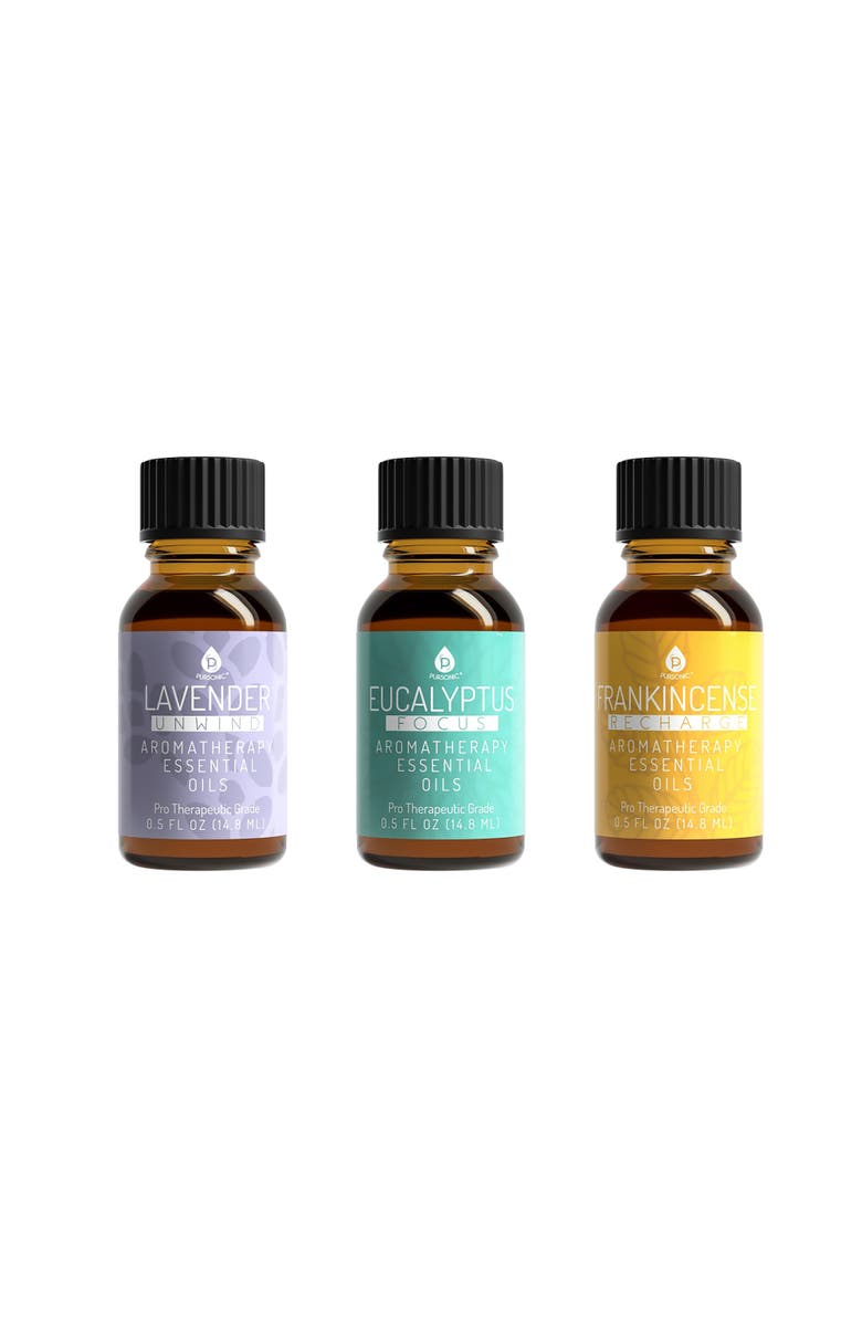 PURSONIC 3 Pack Aromatherapy Essential oils, Main, color, Multicolor