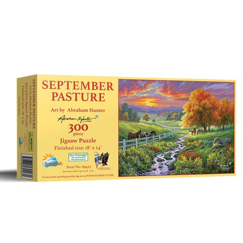 September Pasture 300 piece Jigsaw Puzzle for Adults