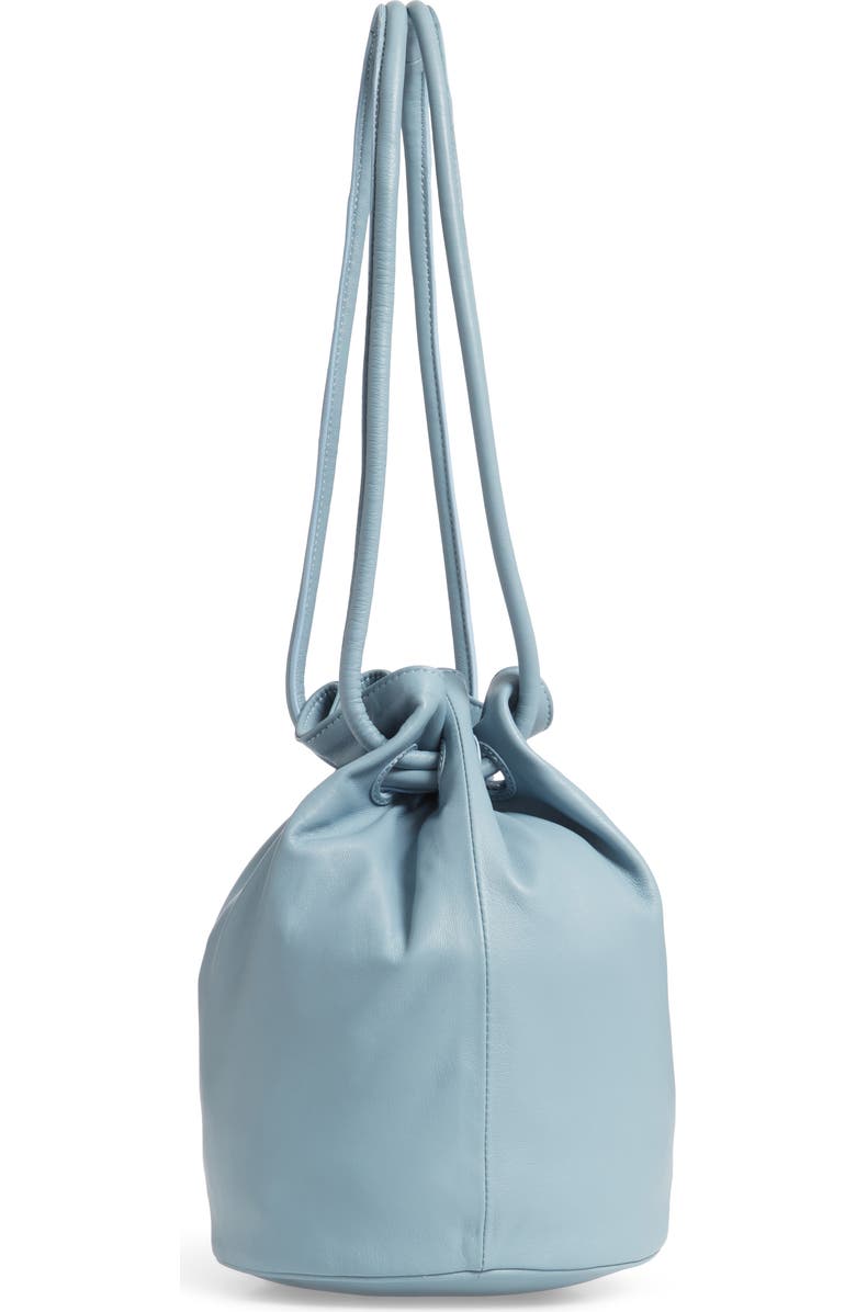 Mansur Gavriel Lambskin Leather Drawstring Pouch, Alternate, color,