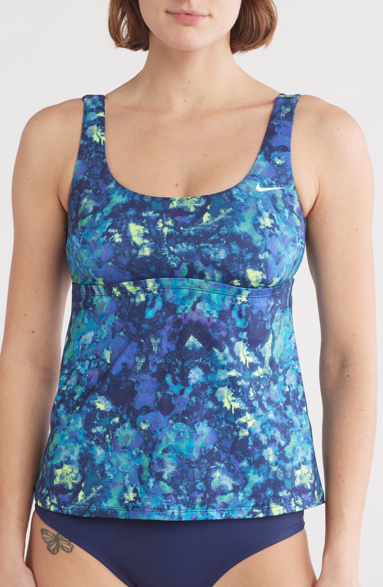 Nike Scoop Neck Tankini, Main, color,