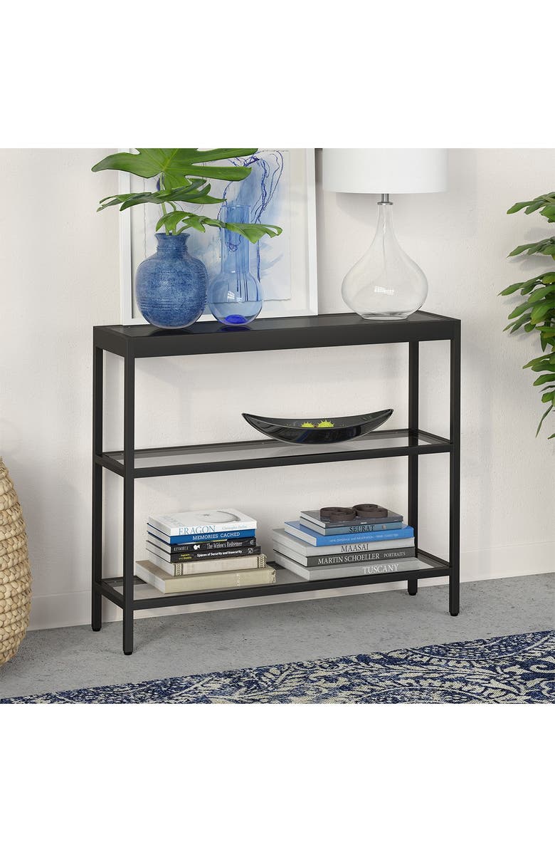 ADDISON AND LANE Alexis 36" Blackened Bronze Console Table, Alternate, color, 