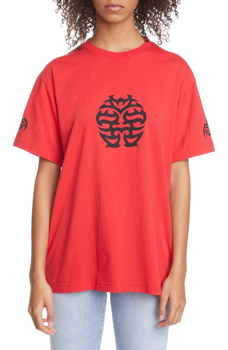 VETEMENTS Good Fortune Cotton Tee, Main, color, 