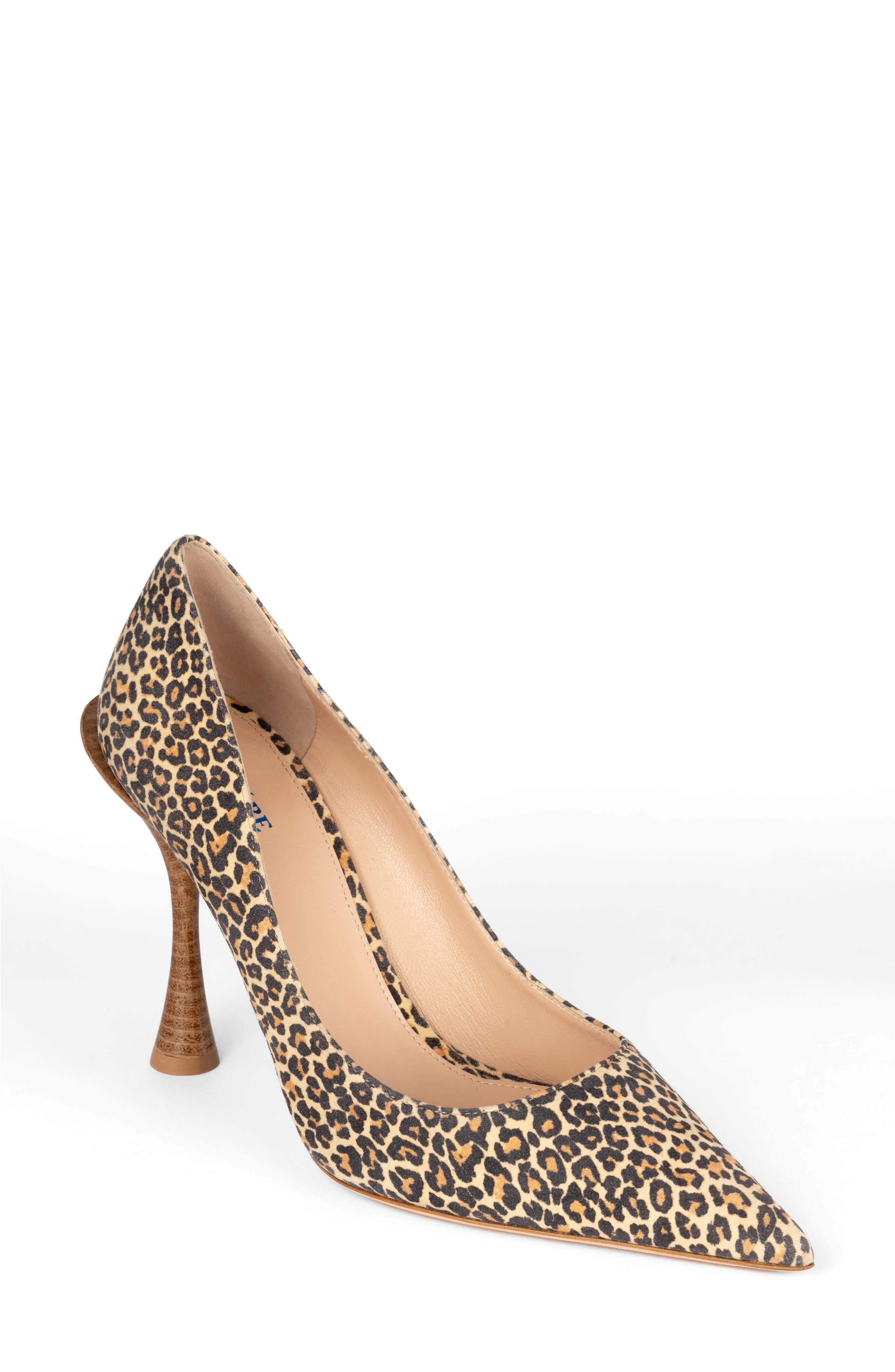 Betzábe Thalia Pointed Toe Pump In Animal Print