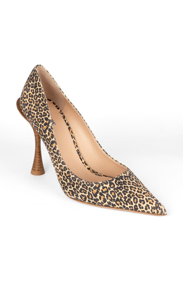 BETZÁBE Thalia Pointed Toe Pump, Main, color, Tan Ocelot Suede