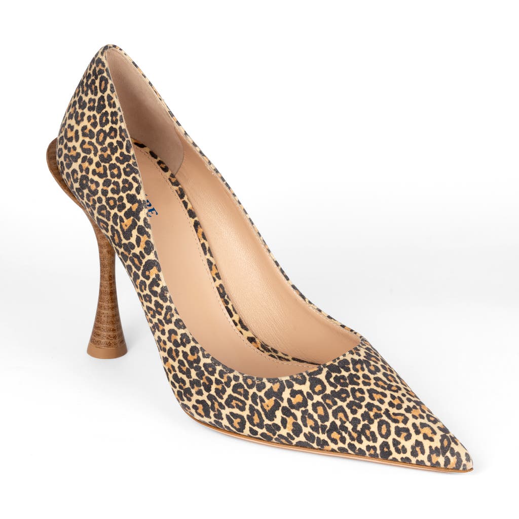 Betzábe Thalia Pointed Toe Pump In Animal Print