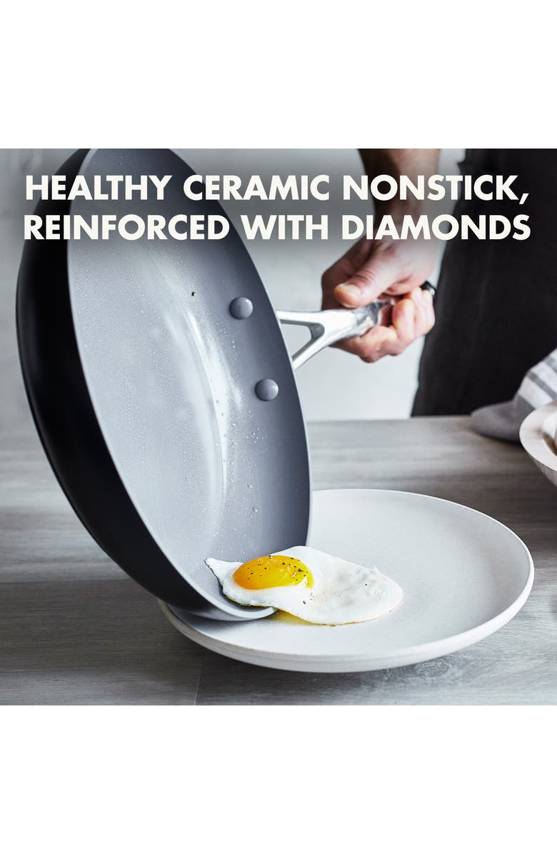 GreenPan Valencia Pro 22-Piece Hard Anodized Aluminum Ceramic Nonstick Cookware Set, Alternate, color,