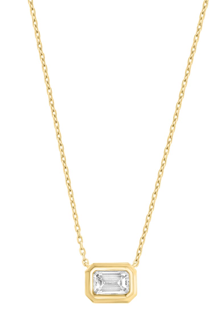 Lab-Grown Diamond Pendant Necklace, Main, color, GOLD