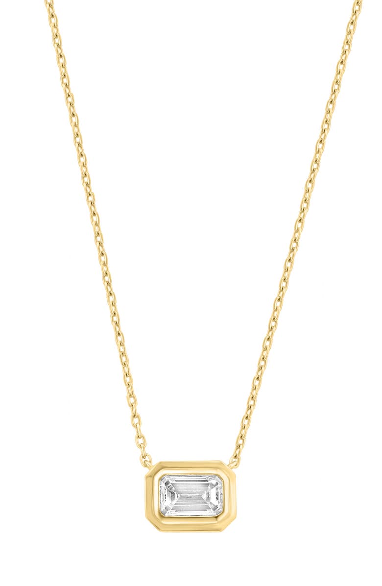 EFFY Lab-Grown Diamond Pendant Necklace, Main, color, Gold