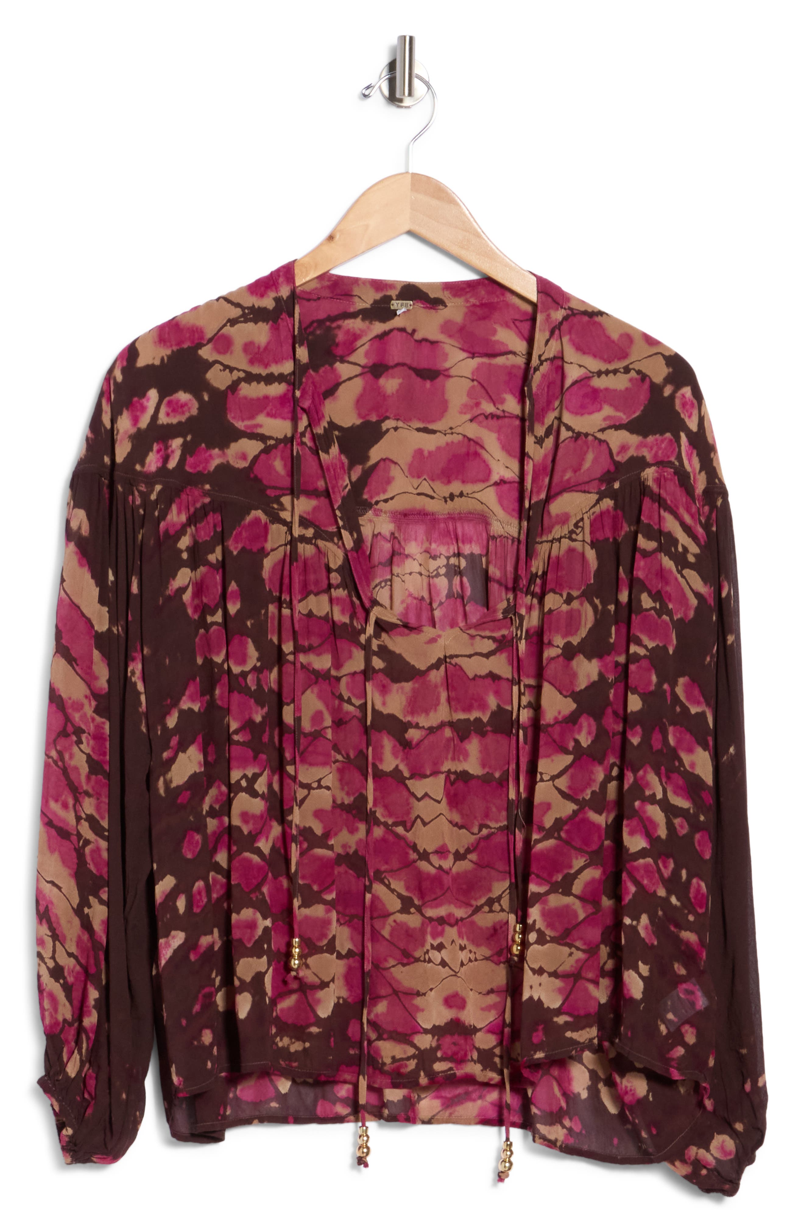 Abbey Beaded Mandarin Collar Top