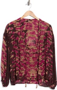 Young, Fabulous & Broke Abbey Beaded Mandarin Collar Top