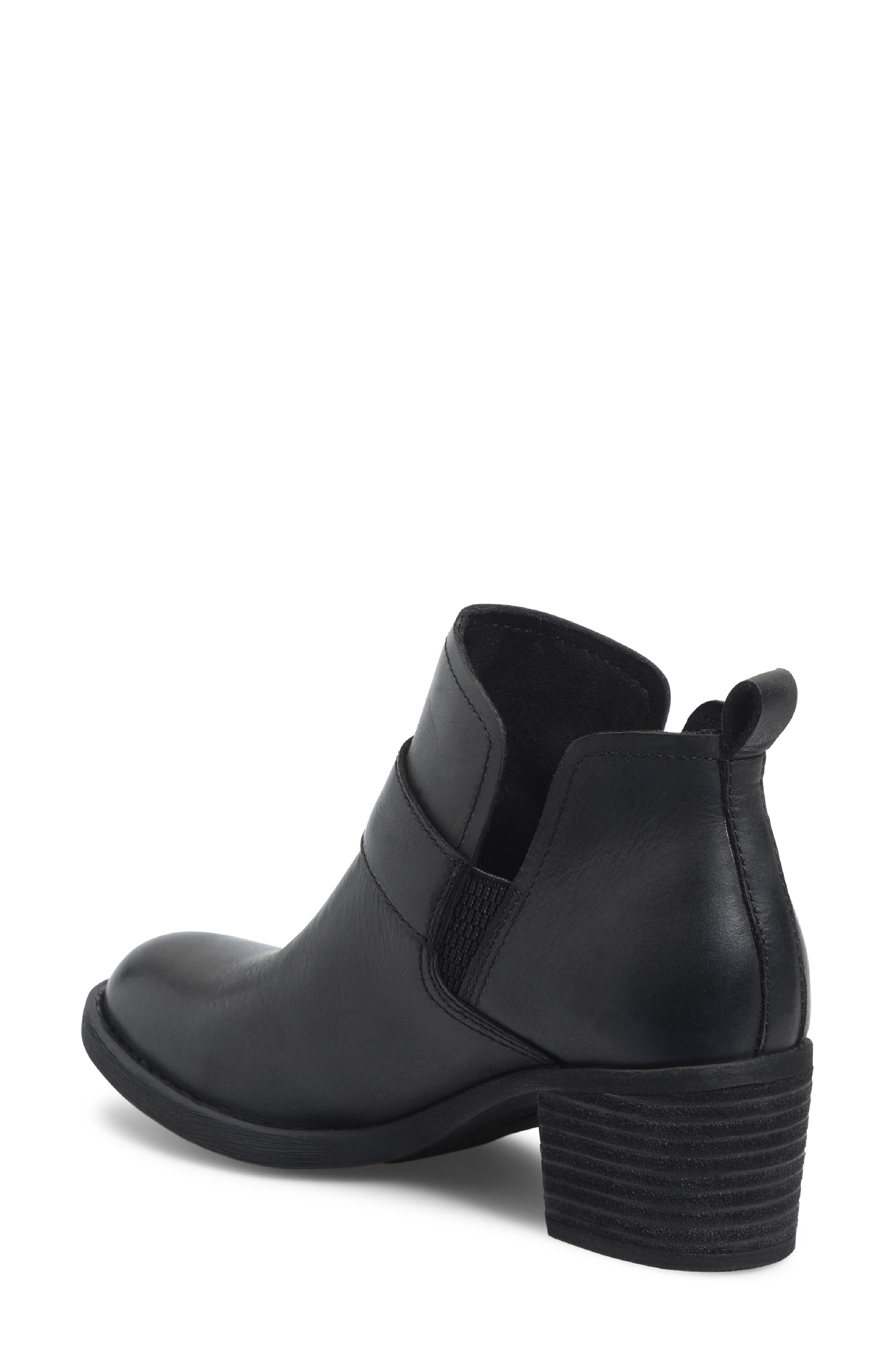 Børn Royce Bootie, Alternate, color, Black Leather