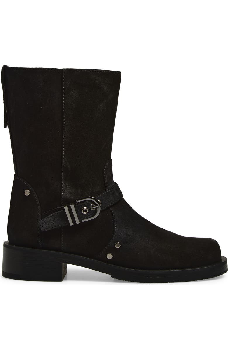 Stuart Weitzman Maverick Bootie, Alternate, color, Black Suede