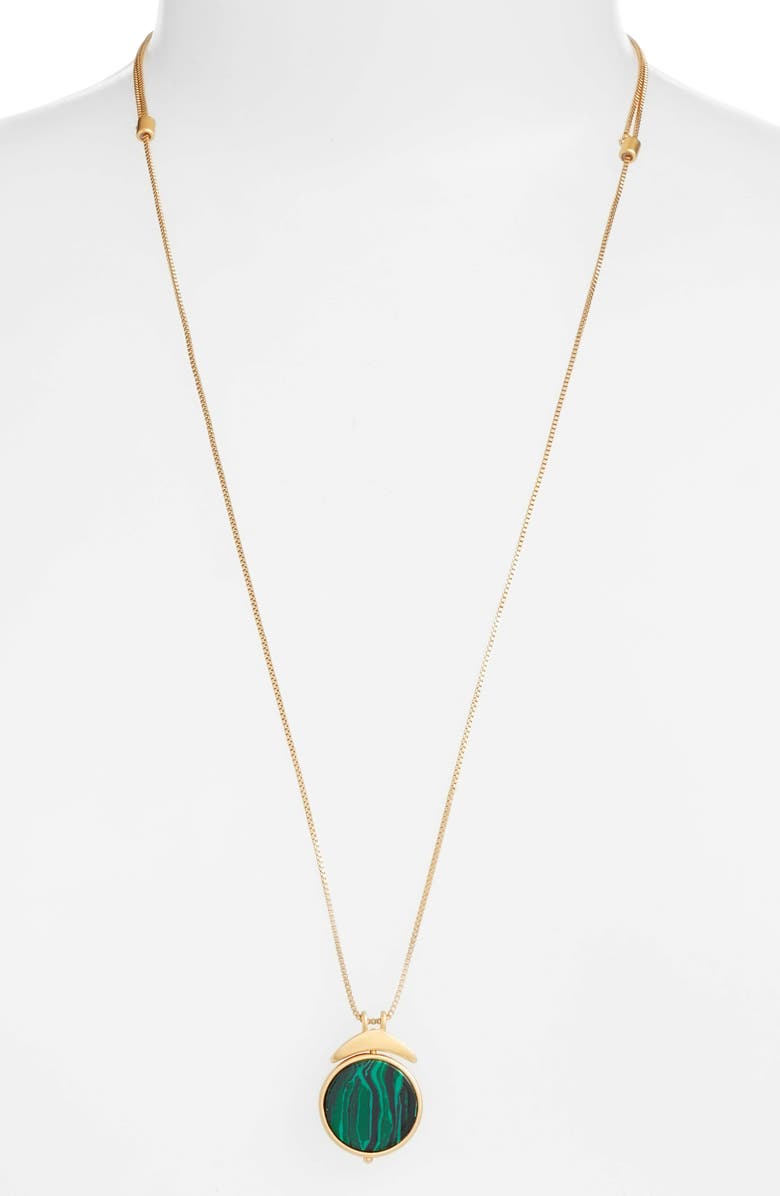 Madewell Pivot Pendant Necklace, Main, color, 