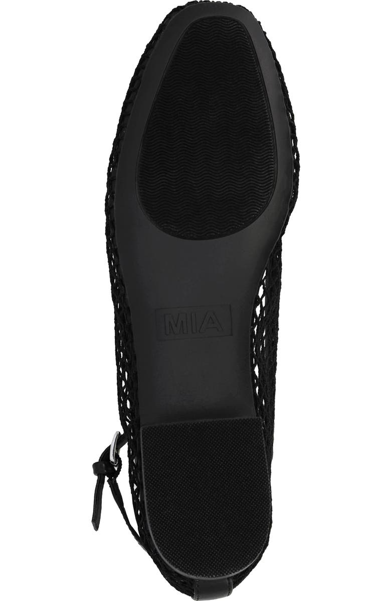 MIA Roz Ankle Strap Flat, Alternate, color, Black