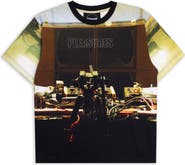 PLEASURES x Boiler Room Venue Print Oversize Cotton T-Shirt