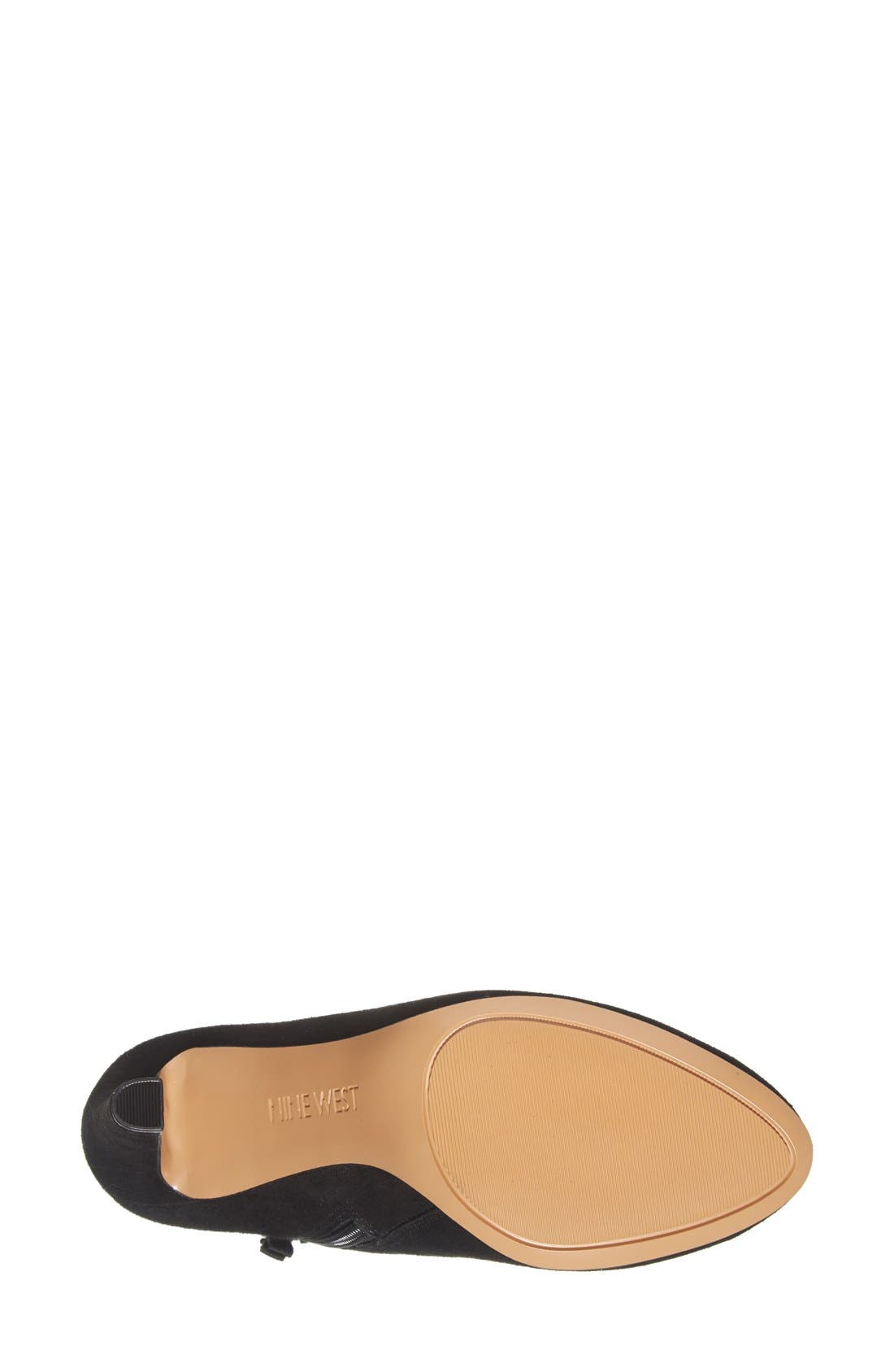 Nine West 'Cozie' Suede Bootie, Alternate, color, 
