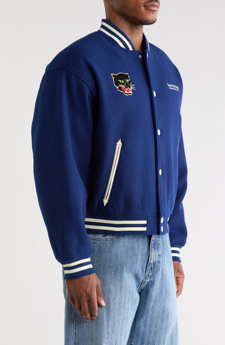 PacSun Miss Varsity Jacket, Main, color, Blue