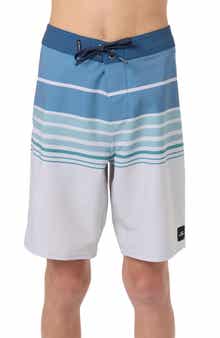 Kids' Hyperfreak Heat Stripe Swim Trunks