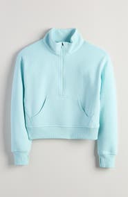 Zella Girl Kids' Cloud Fleece Half Zip Sweatshirt