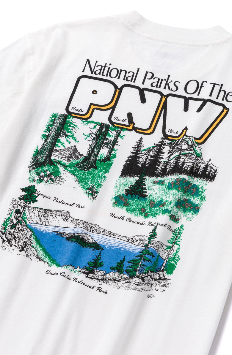 Parks Project Pacific Northwest Parks Tee, Alternate, color, Marshmallow
