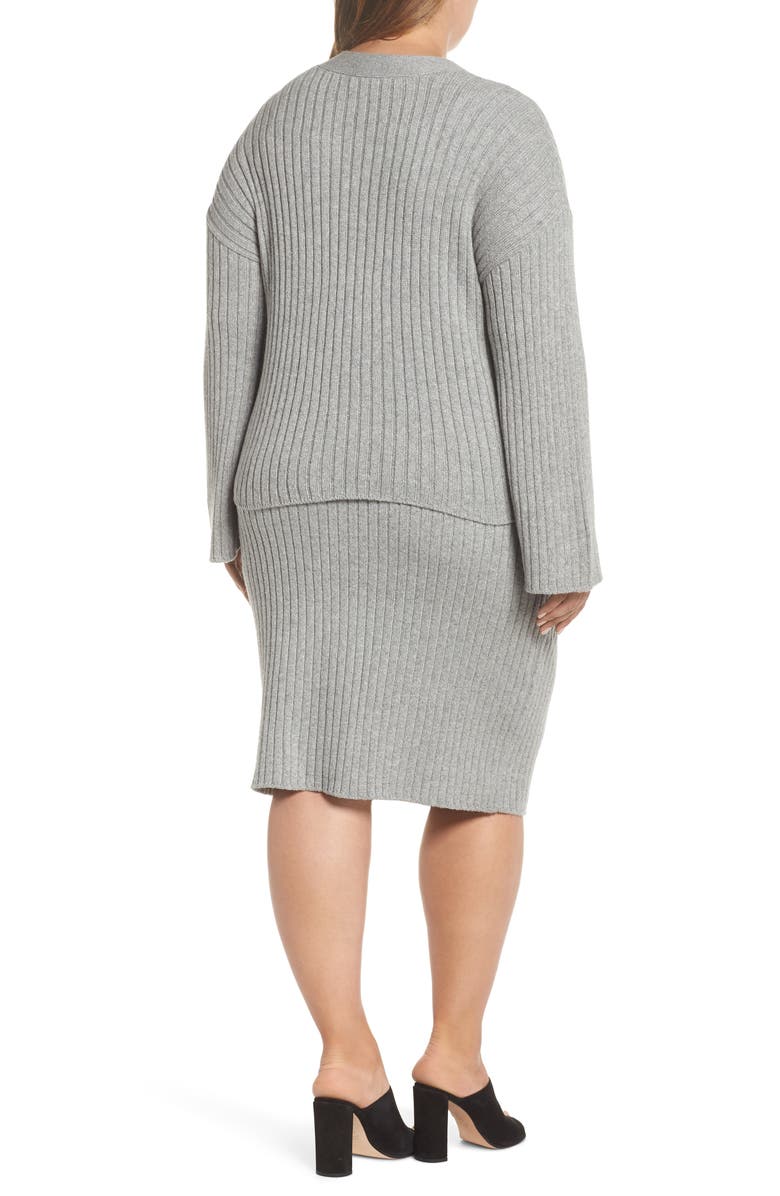 Leith Rib Knit Cardigan, Alternate, color,