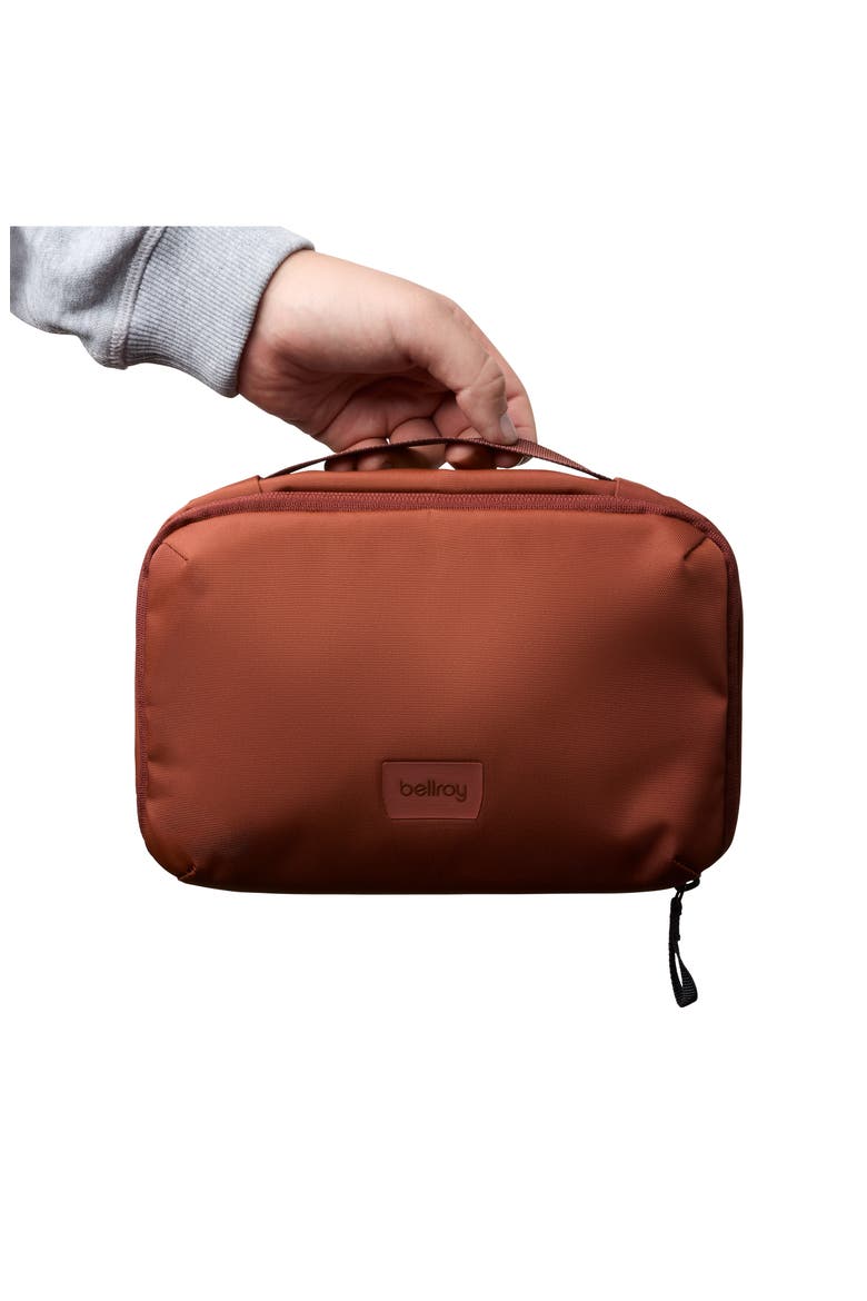 Hanging Water Resistant Toiletry Kit, Alternate, color, CLAY