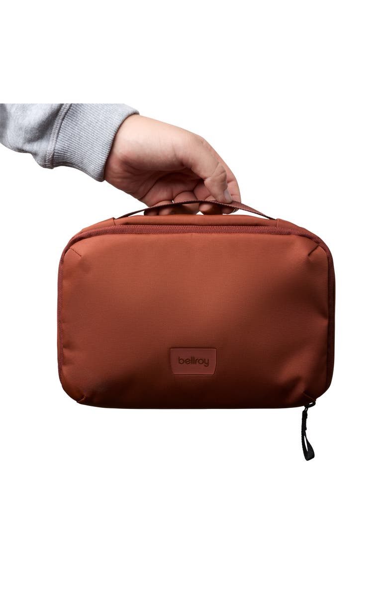 Bellroy Hanging Water Resistant Toiletry Kit, Alternate, color, Clay