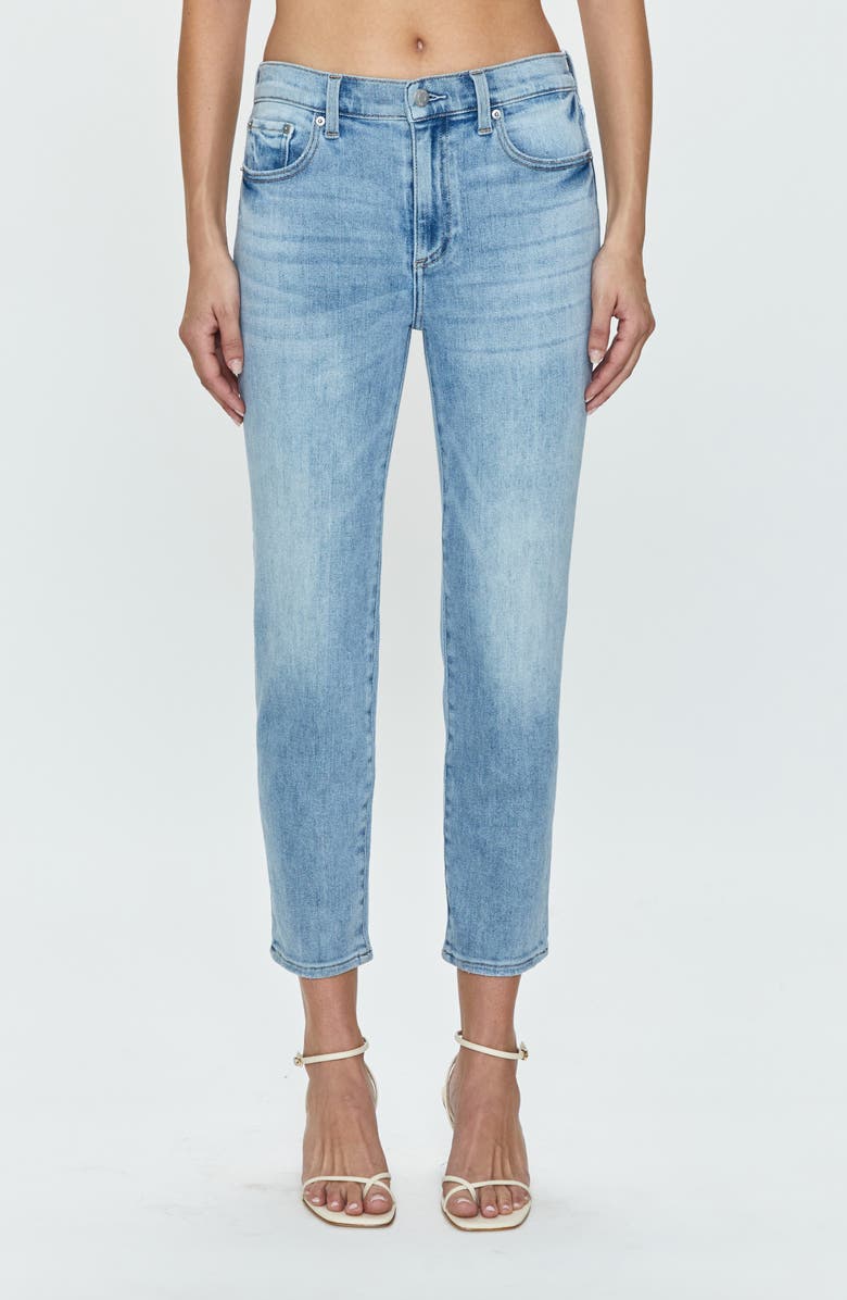 Pistola Monroe High Waist Crop Cigarette Jeans, Main, color, 