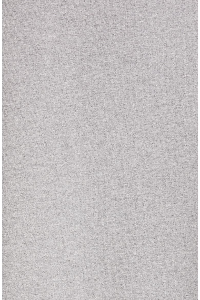 Alexander McQueen Graffiti Logo Oversize Cotton Sweatshirt, Alternate, color, GREY MELANGE/ CORAL