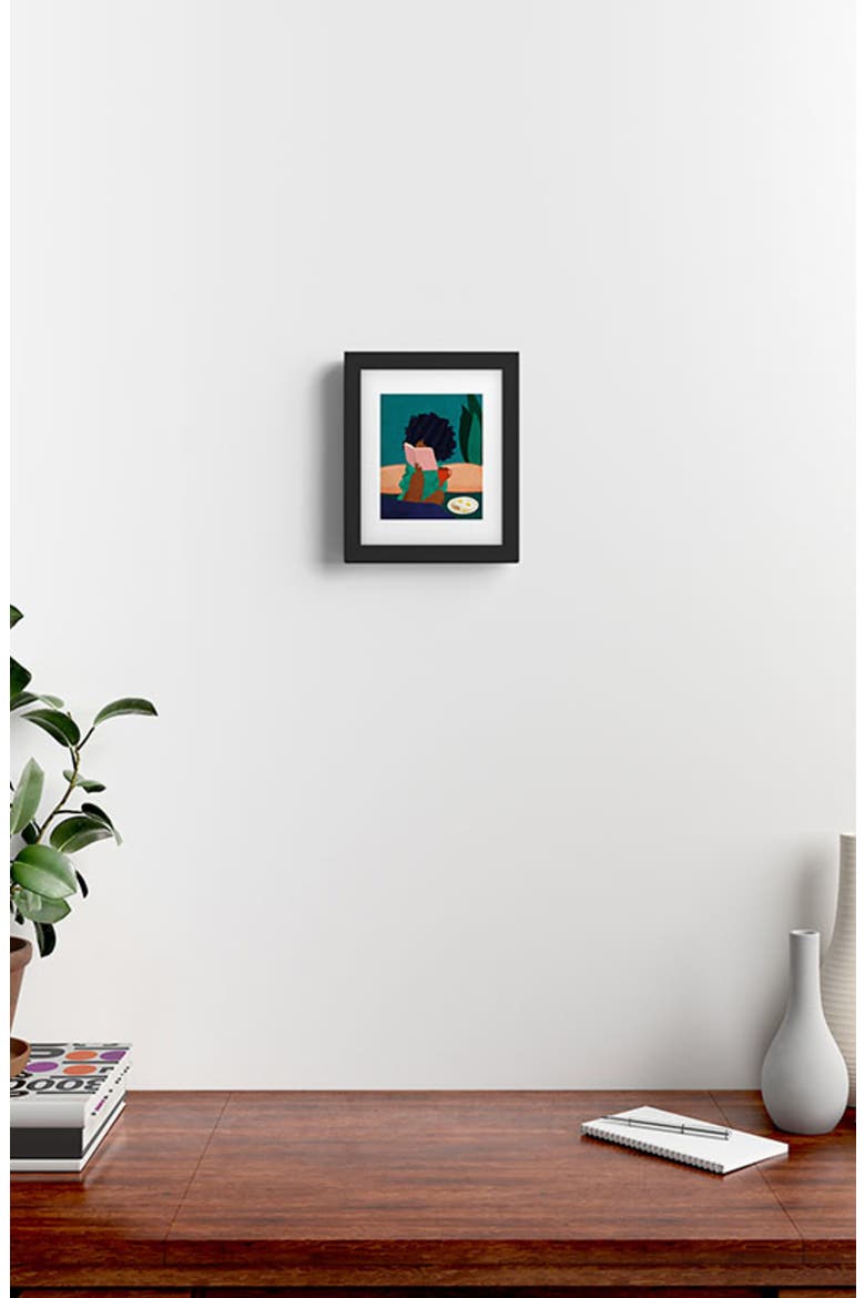 Stay Home #5 Framed Wall Art, Alternate, color, BLUE