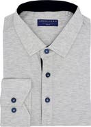 Lorenzo Uomo Trim Fit Long Sleeve Polo