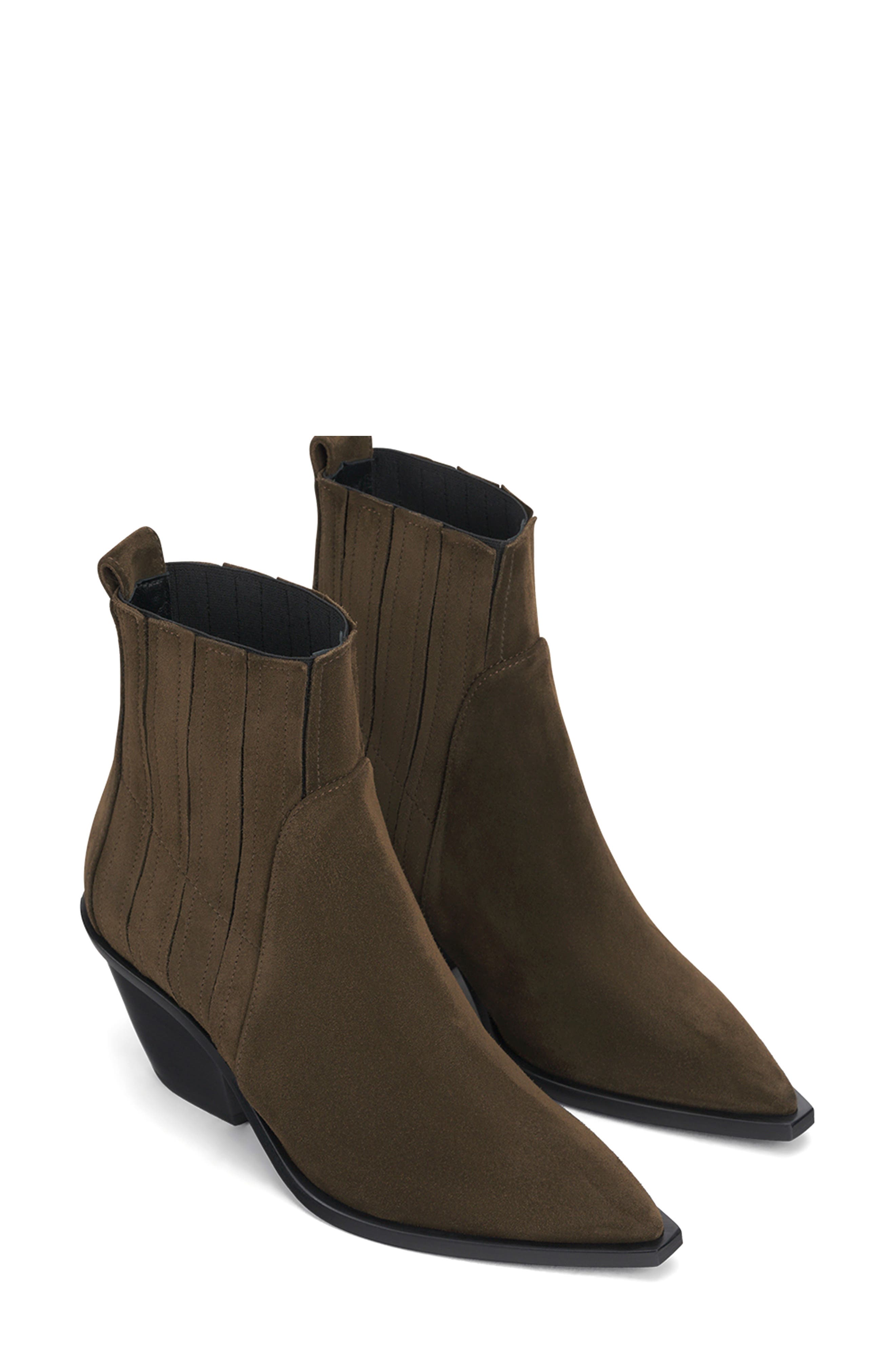 AGL Roberta Beat Pointed Toe Chelsea Boot, Alternate, color, 