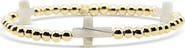 Bowood Lane Harmony Mother-of-Pearl Cross Beaded Bracelet
