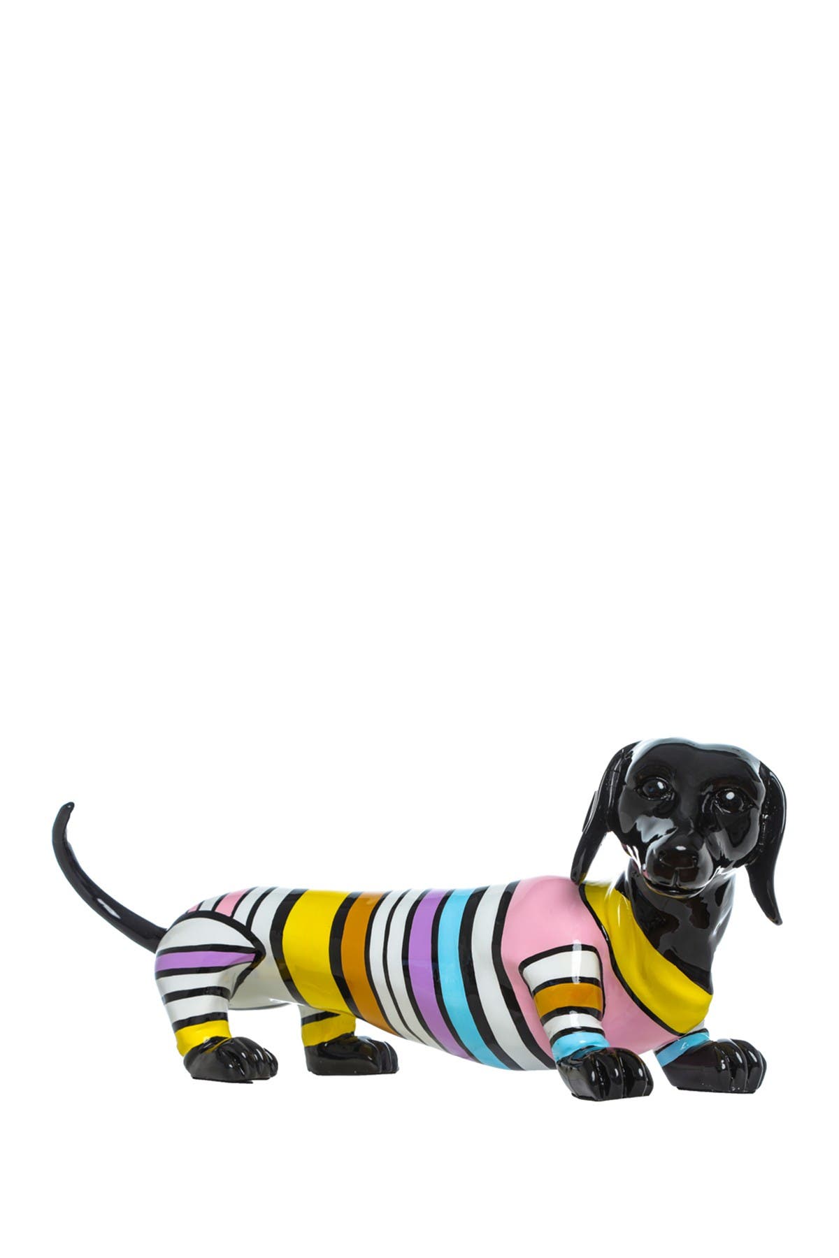 INTERIOR ILLUSIONS Plus Stripe Dachshund Dog
