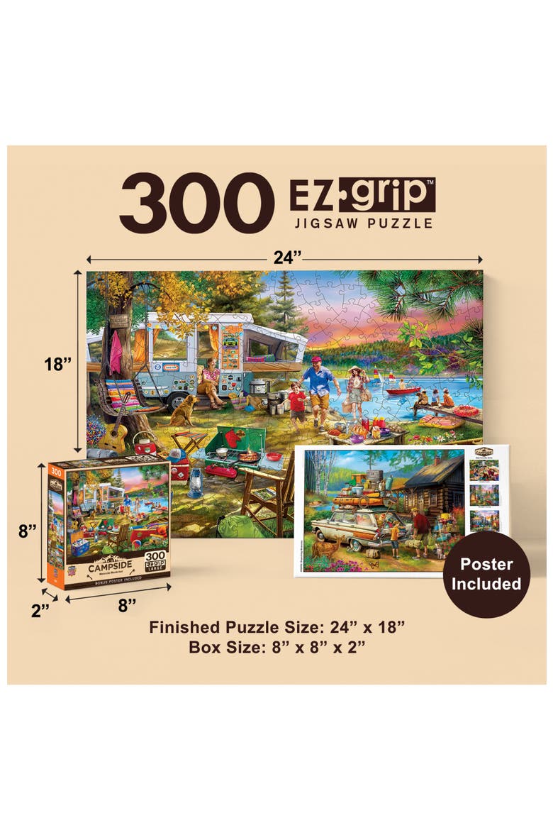Waterslide Wanderlust 300 Piece Puzzle, Alternate, color, Multicolor