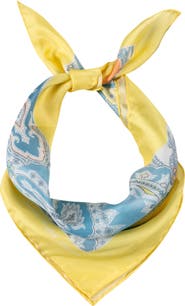 Lauren Ralph Lauren Paisley Silk Small Square Scarf