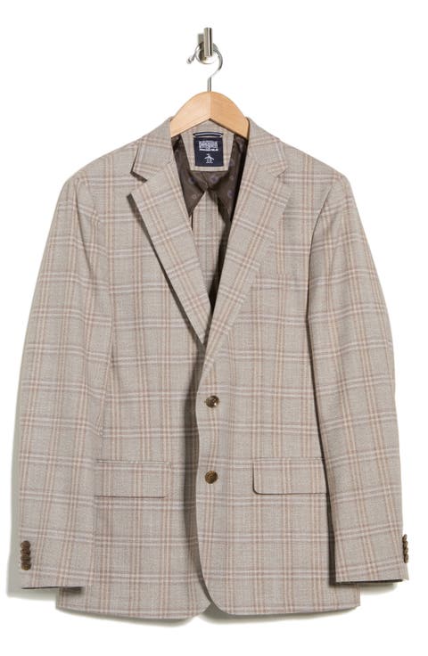 Two Button Notch Lapel Sport Coat