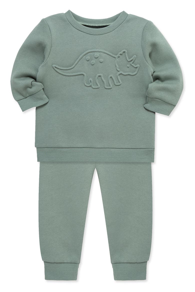DIno Sweatshirt & Joggers Set, Alternate, color, GREEN