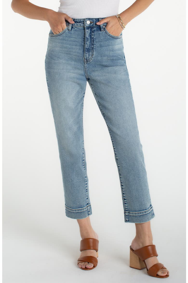 Liv High Waist Ankle Relaxed Skinny Jeans, Main, color, SYMPHONY