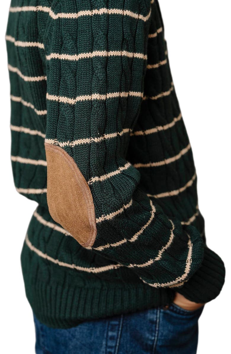 Hope & Henry Boys' Organic Sweater Henley with Elbow Patches, Kids, Alternate, color, 