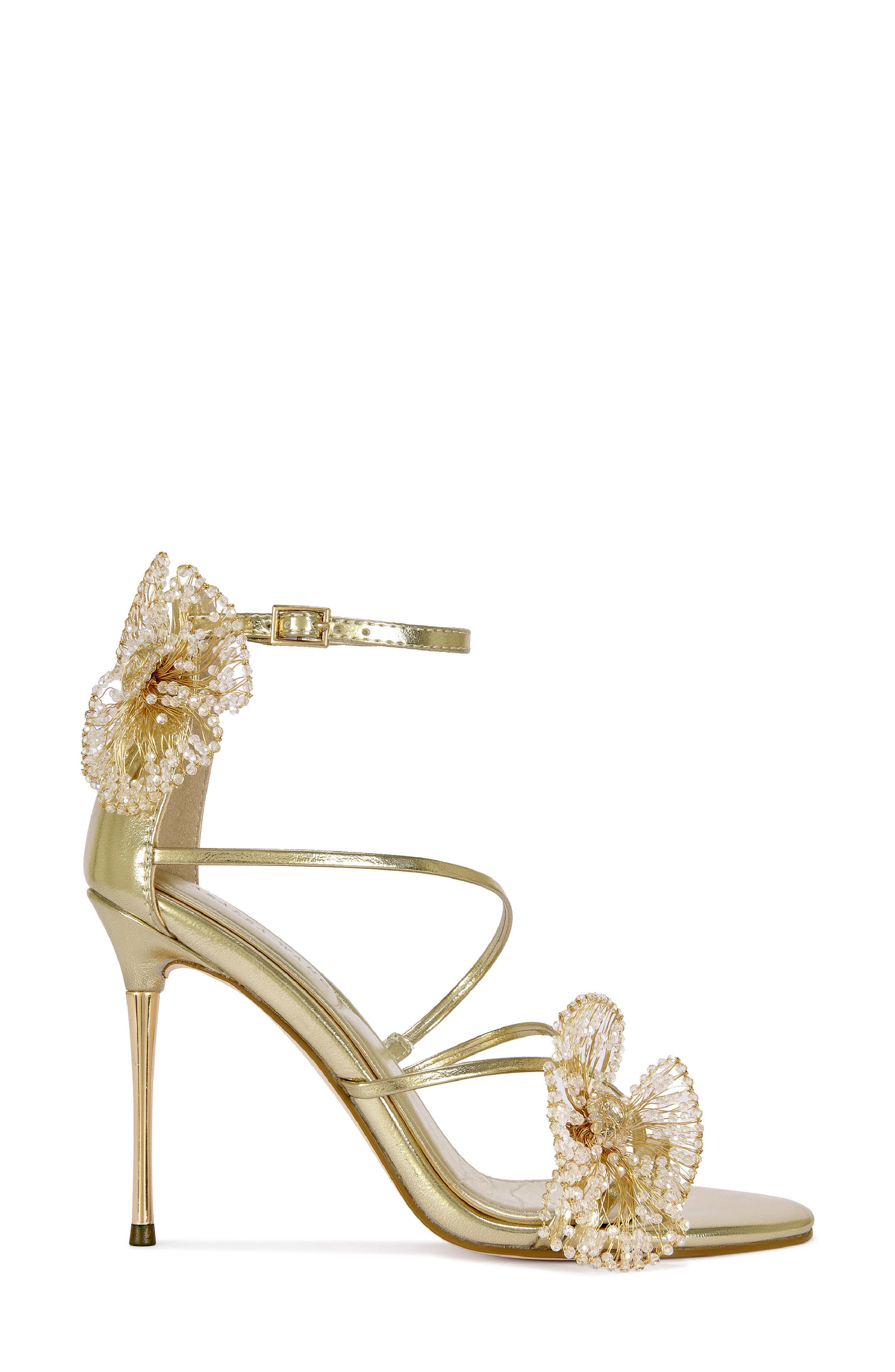 AZALEA WANG Evathe Strappy Sandal, Alternate, color, Gold