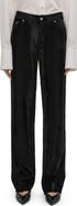 Helmut Lang High Waist Velvet Pants