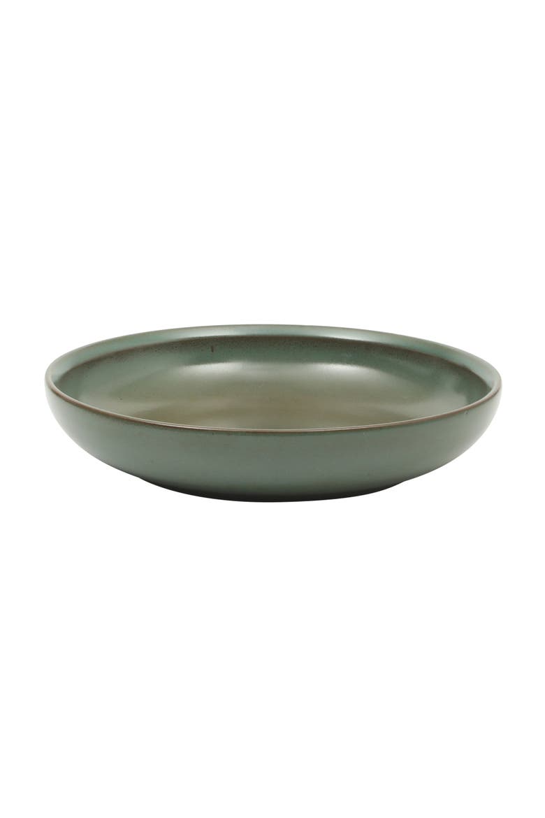Beckett 4-Piece Stoneware Shallow Pasta Bowls Set, Microwave & Dishwasher Safe, Alternate, color, Multicolors