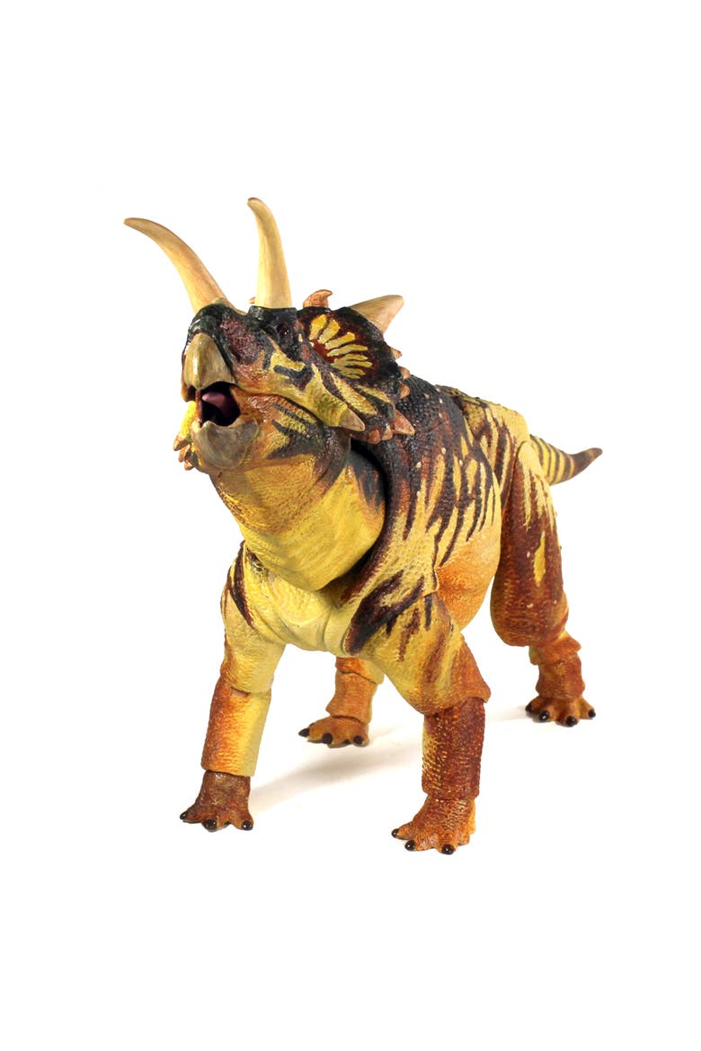 Xenoceratops 1/18th Scale Dinosaur 14 Inch Action Figure, Alternate, color, Multicolored