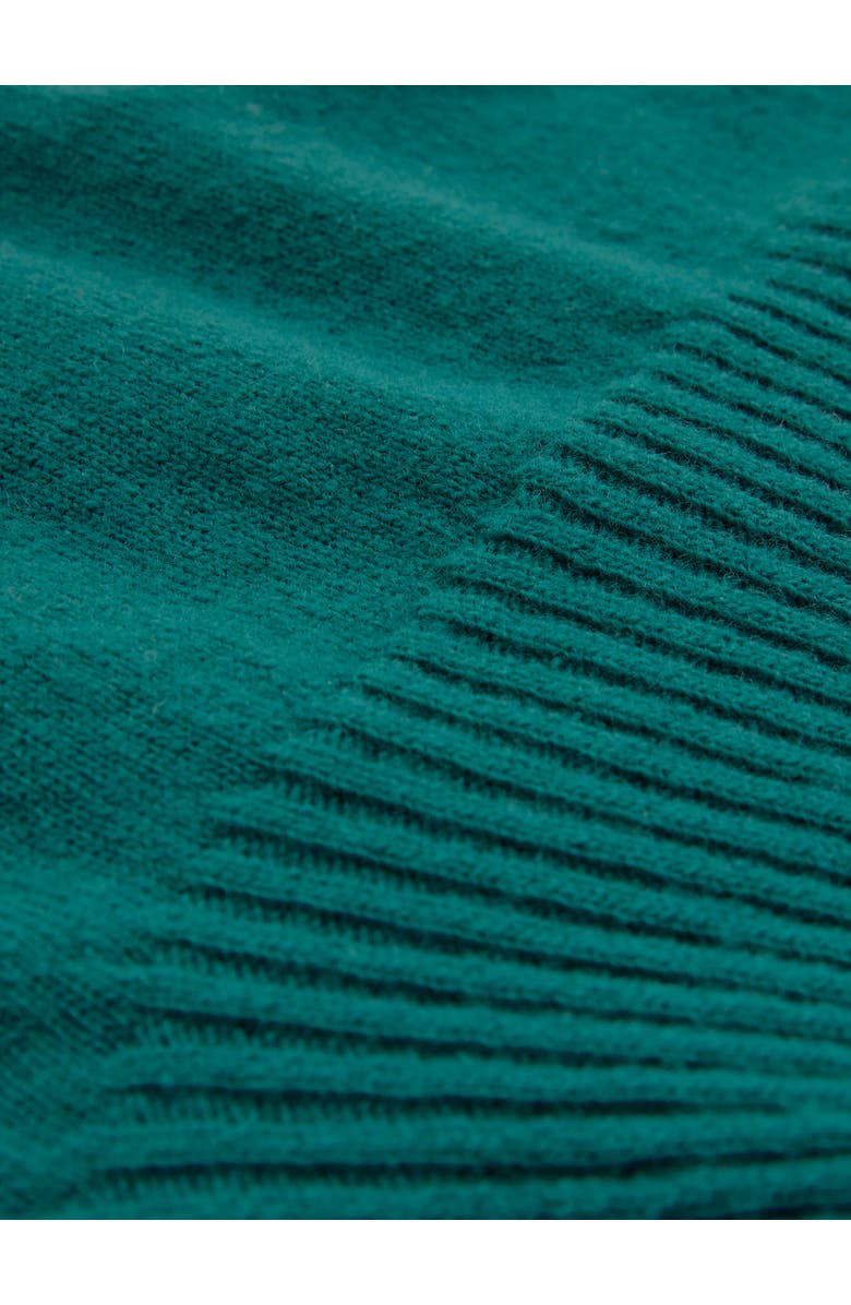 Celtic & Co. Geelong Wool Slouch Turtleneck Sweater, Alternate, color, Sea Green