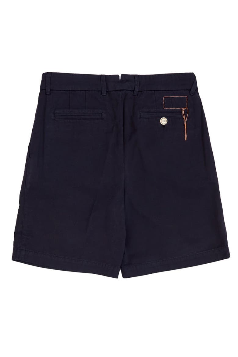 Vintage Blue Cotton Shorts, Alternate, color, BLUE