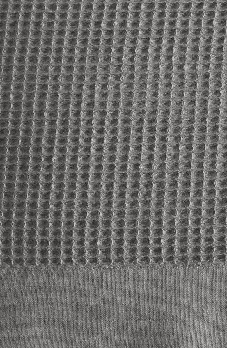 Woven & Weft Soft Cotton All-Season Waffle Weave Throw Blanket, Alternate, color, Light Grey