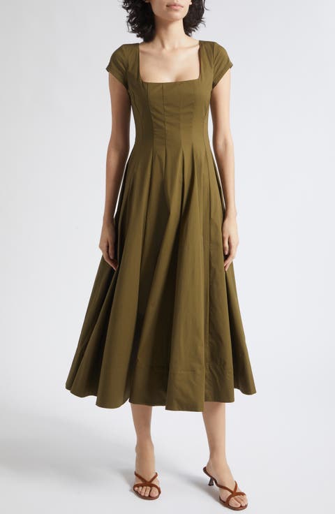 Wells Fit & Flare Midi Dress