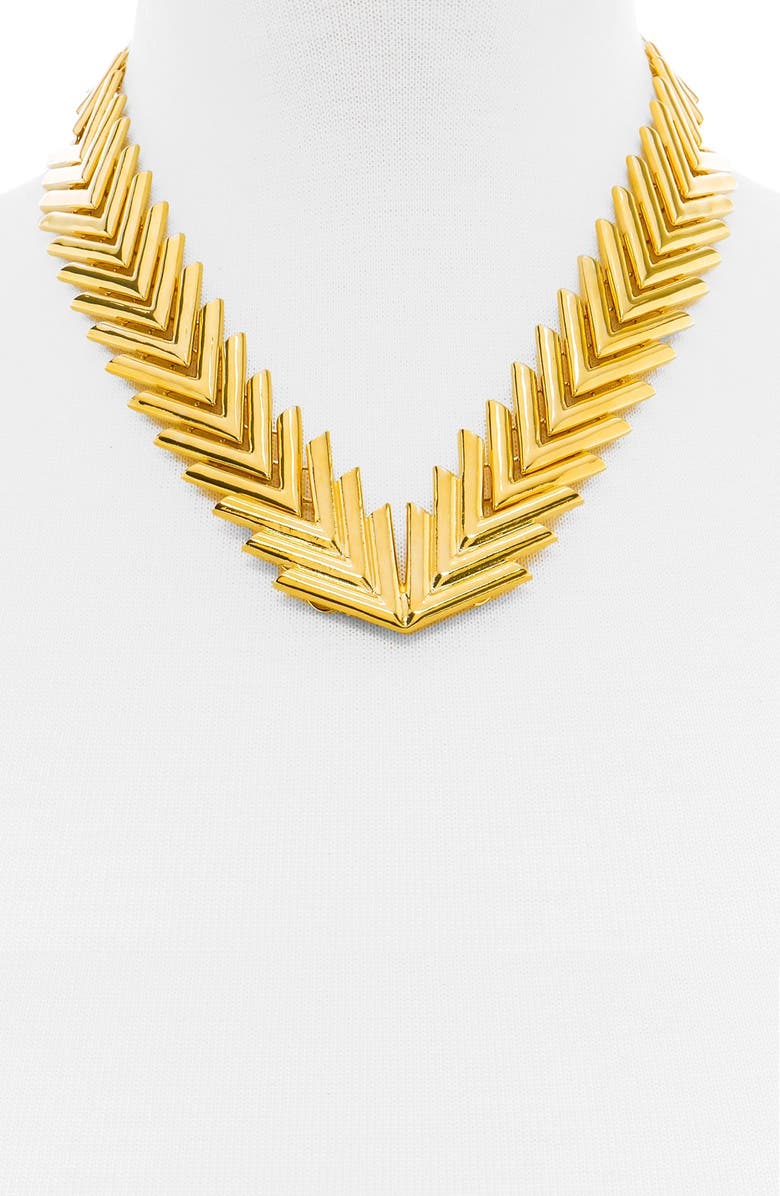 BaubleBar 'Poisson' Collar Necklace, Alternate, color, 